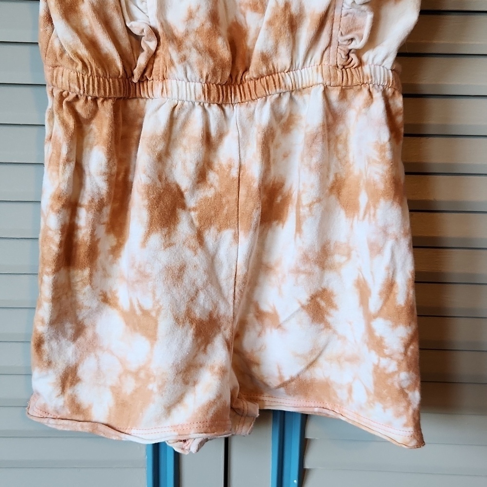 Burt’s Bees Baby Orange Tie-Dye Romper - Picture 6 of 12